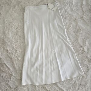 Zara White Midi Skirt